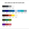 tank top color chart - Gundam Merch