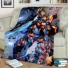 3D Retro Anime Gundam Cartoon Blanket Soft Throw Blanket for Home Bedroom Bed Sofa Picnic Travel 14 - Gundam Merch