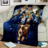 3D Retro Anime Gundam Cartoon Blanket Soft Throw Blanket for Home Bedroom Bed Sofa Picnic Travel 15 - Gundam Merch