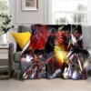 3D Retro Anime Gundam Cartoon Blanket Soft Throw Blanket for Home Bedroom Bed Sofa Picnic Travel 20 - Gundam Merch