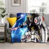 3D Retro Anime Gundam Cartoon Blanket Soft Throw Blanket for Home Bedroom Bed Sofa Picnic Travel 24 - Gundam Merch