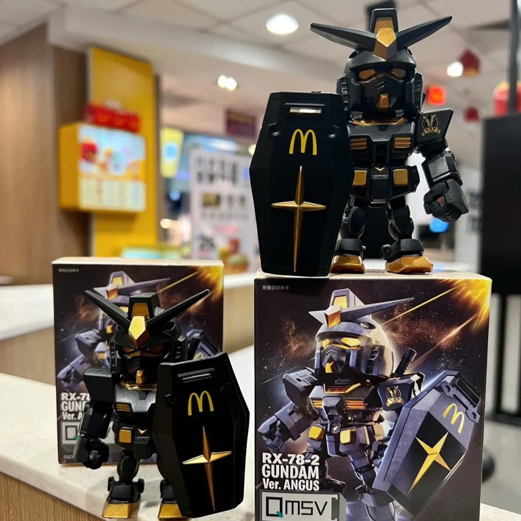 Mcdonald Gundam Figure Qmsv Rx 78 2 Ver Angus Mobile Suit Action Figurine Collectible Model Doll 3 - Gundam Merch